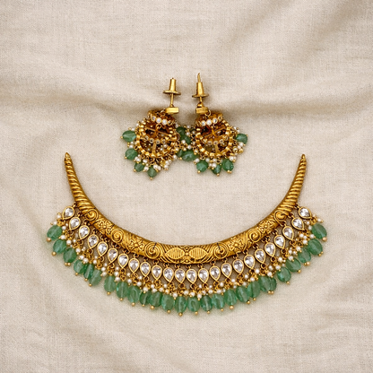 Emarld Drop Meena Hassli