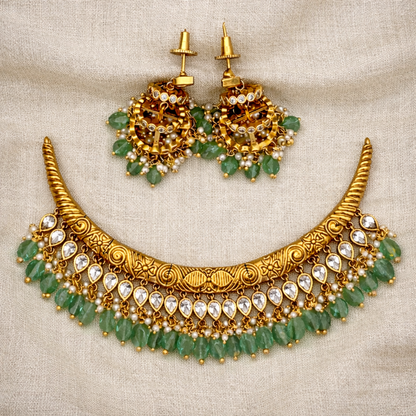 Emarld Drop Meena Hassli