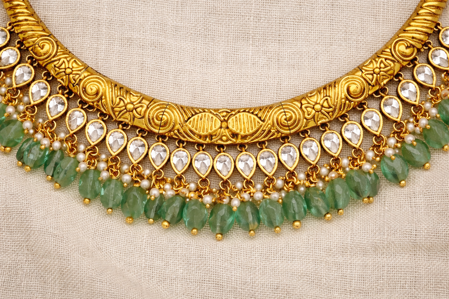 Emarld Drop Meena Hassli