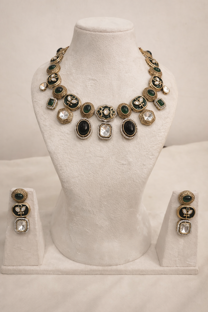 Sabyasachi Dropping Necklace Set-G355700