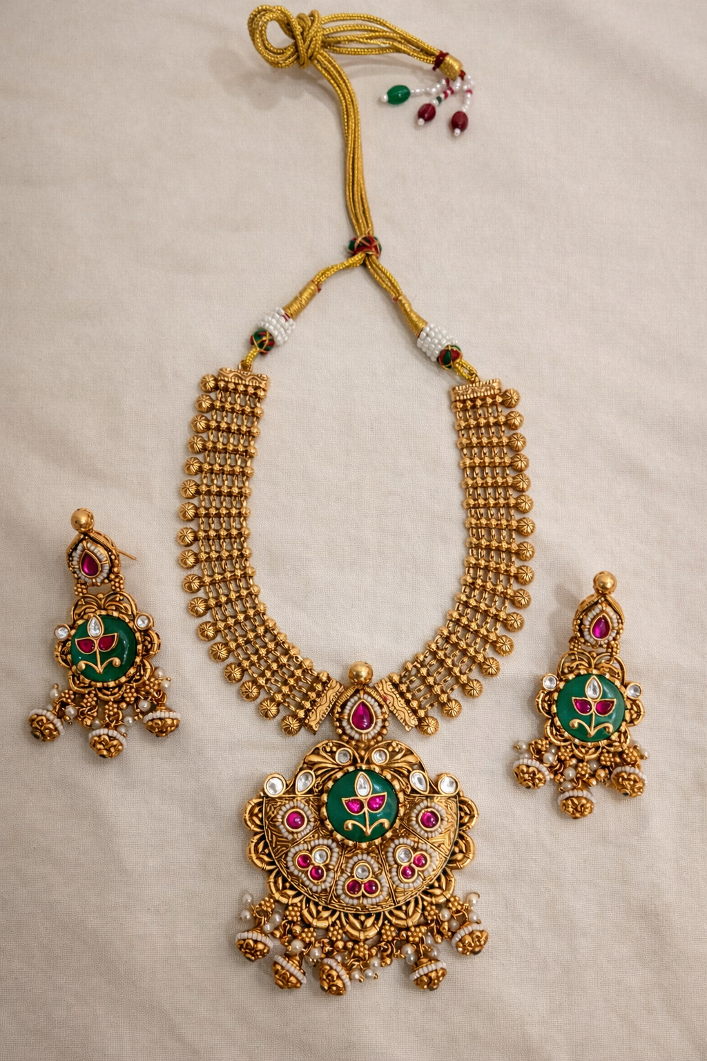 Rajawadi Haritage Necklace set