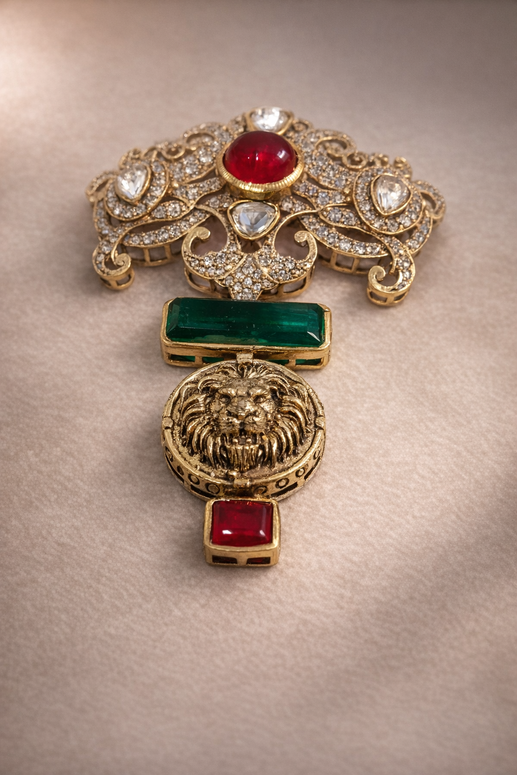 Mossainite Man Brooches