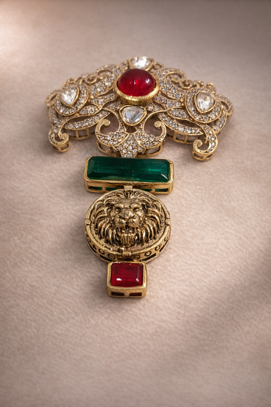 Mossainite Man Brooches