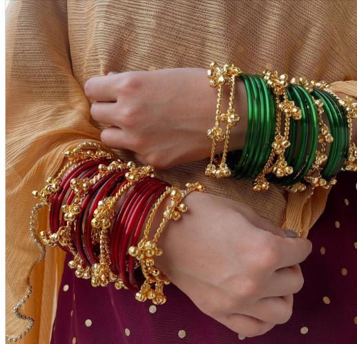 Fusion Kashmiri Ghunghroo Bangles