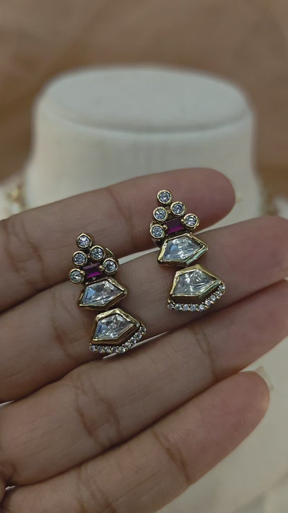 Moissanite Necklace Set-G423600