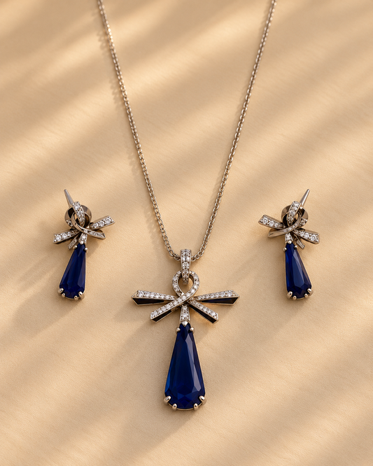 Russian Blue Pendant Set-G751700