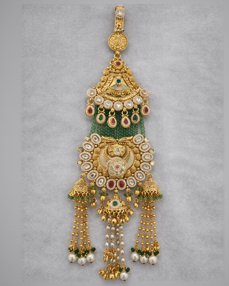 Gold-Toned  Heritage Kamar Challa / Judda-G354800