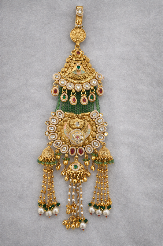 Gold-Toned  Heritage Kamar Challa / Judda-G354800