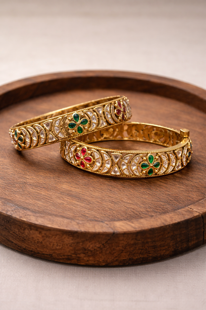 Jadav Heritage Bangles(Set of 2)