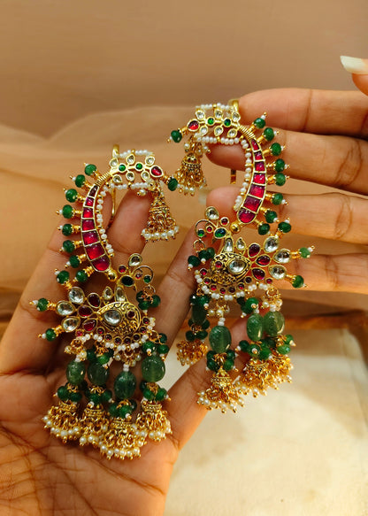 Jadav Kundan Earrings(Ear Cuffs)-G355300