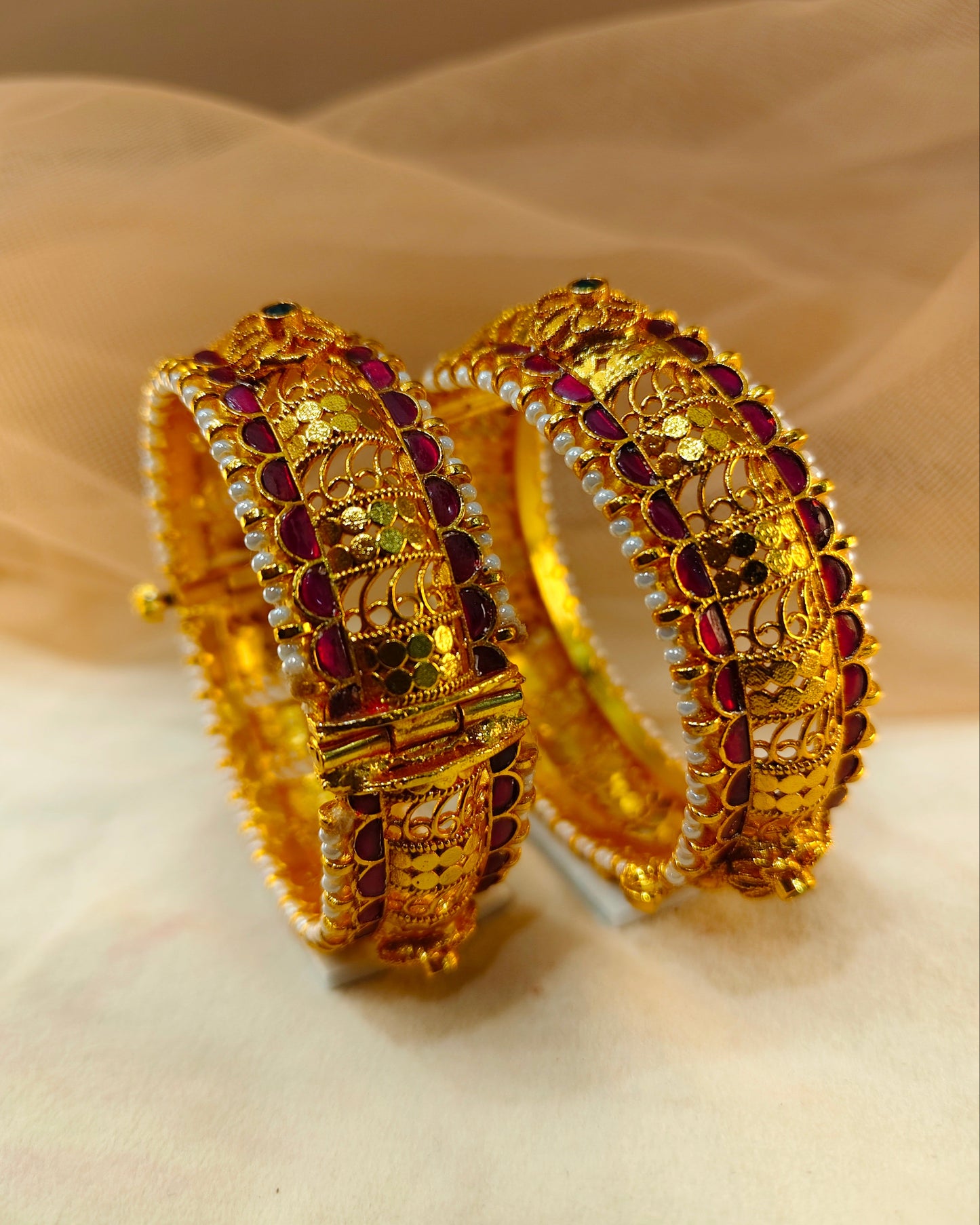 Jadau Bangles(Set of 2)-G157800