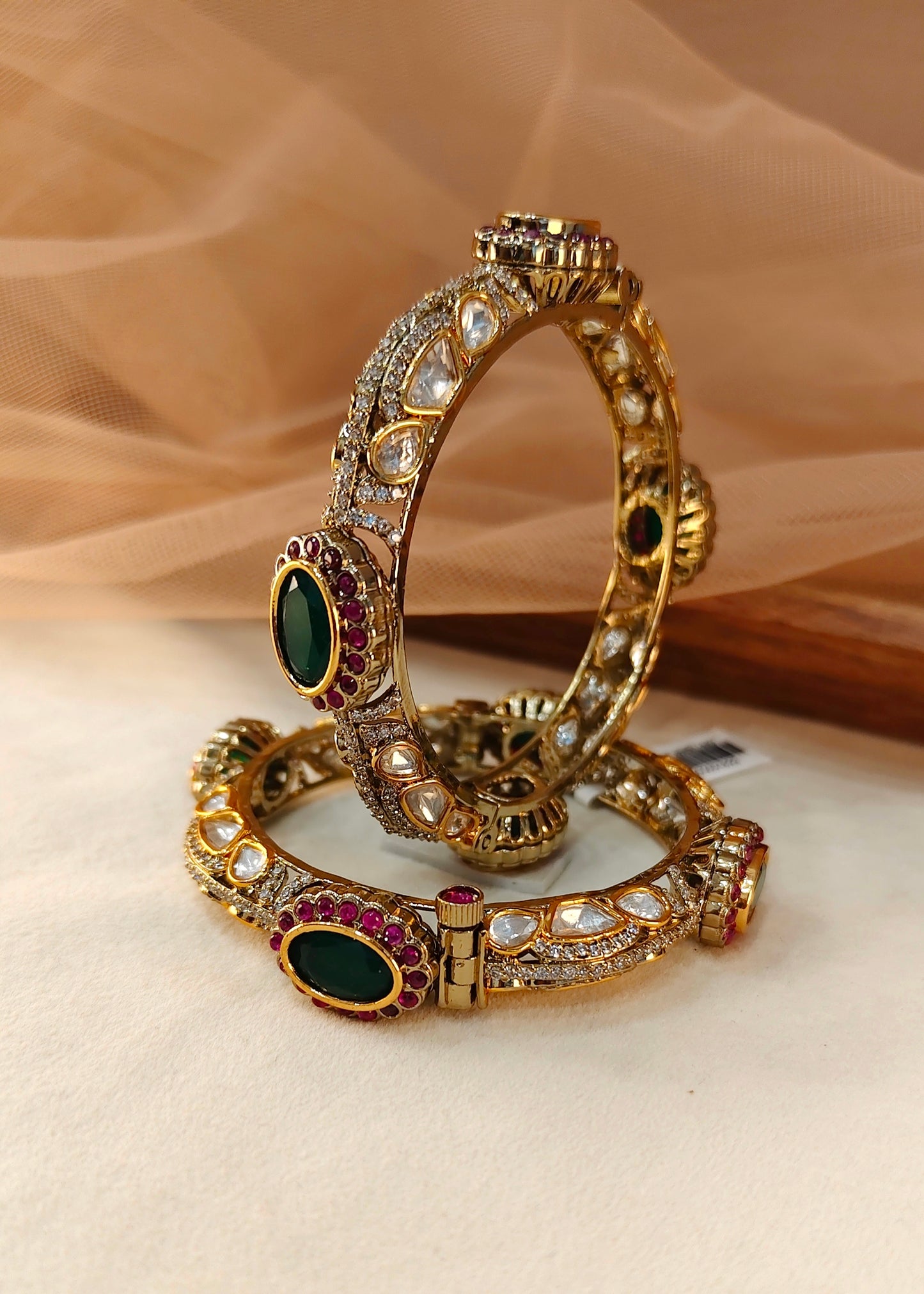 Moissanite Bangles(Set of 2)-G156800