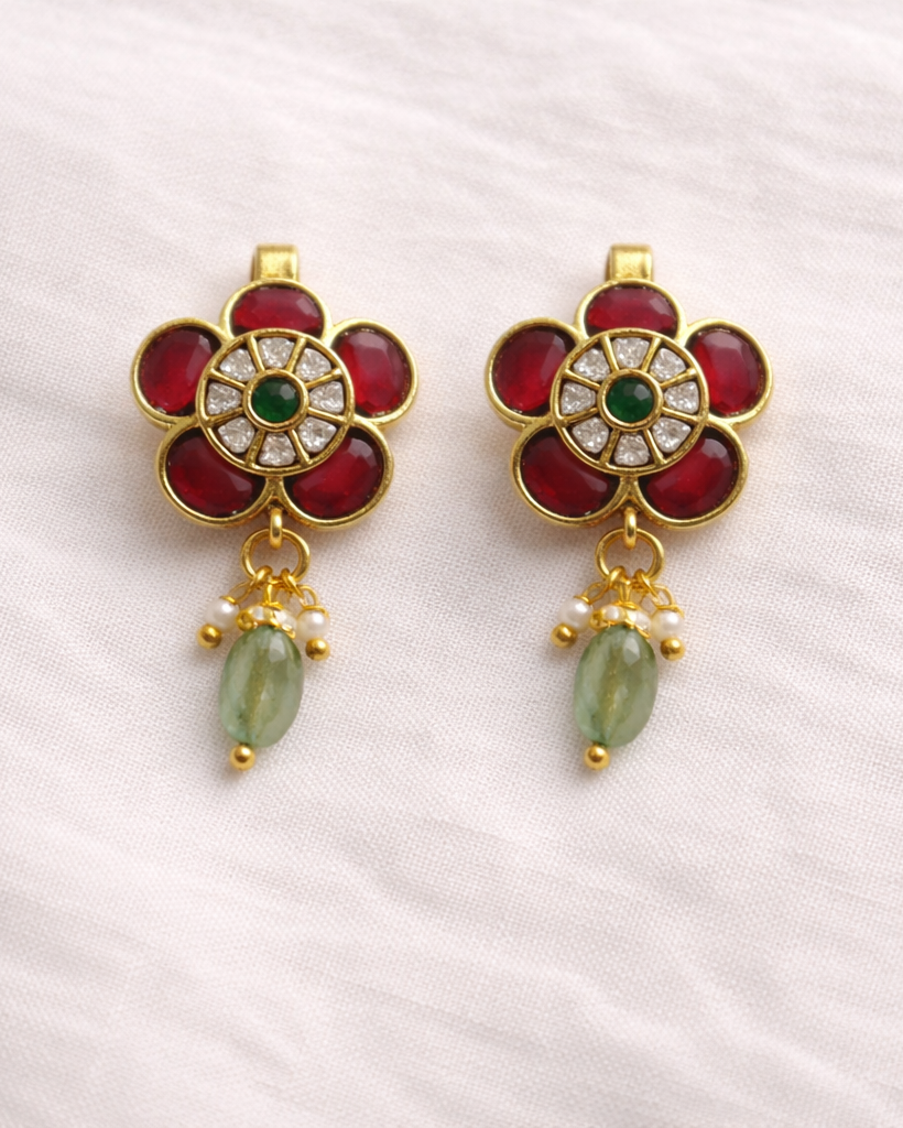 Jadav Kundan Bugadi Earrings-G35900