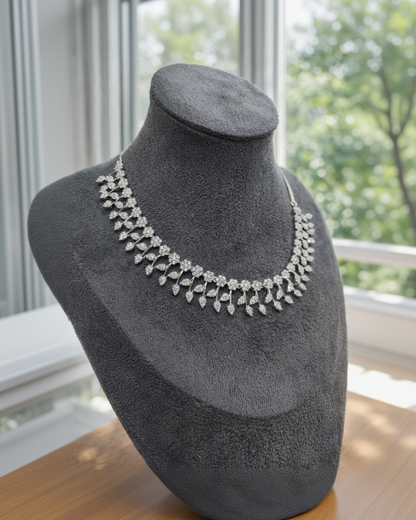 Nano American Daimond Necklace Set-G352000