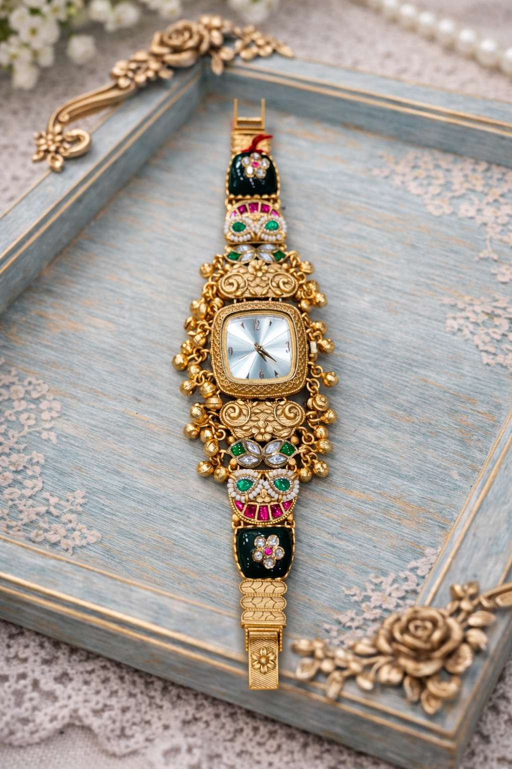 Maharani Heritage Pachi Kundan Watch-G3510000