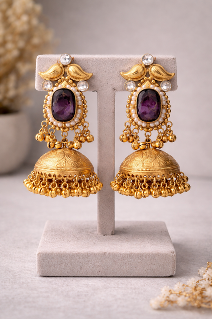 Fusion Navratri Special Gold Plated Necklace Set-G352700