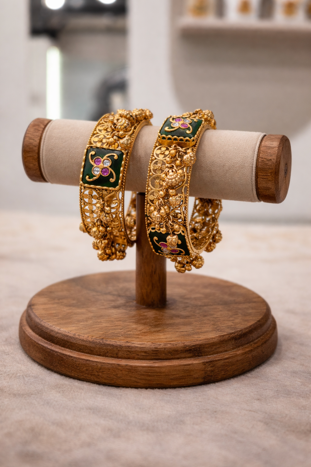 Heritage Antique Bangles(Set of 2)