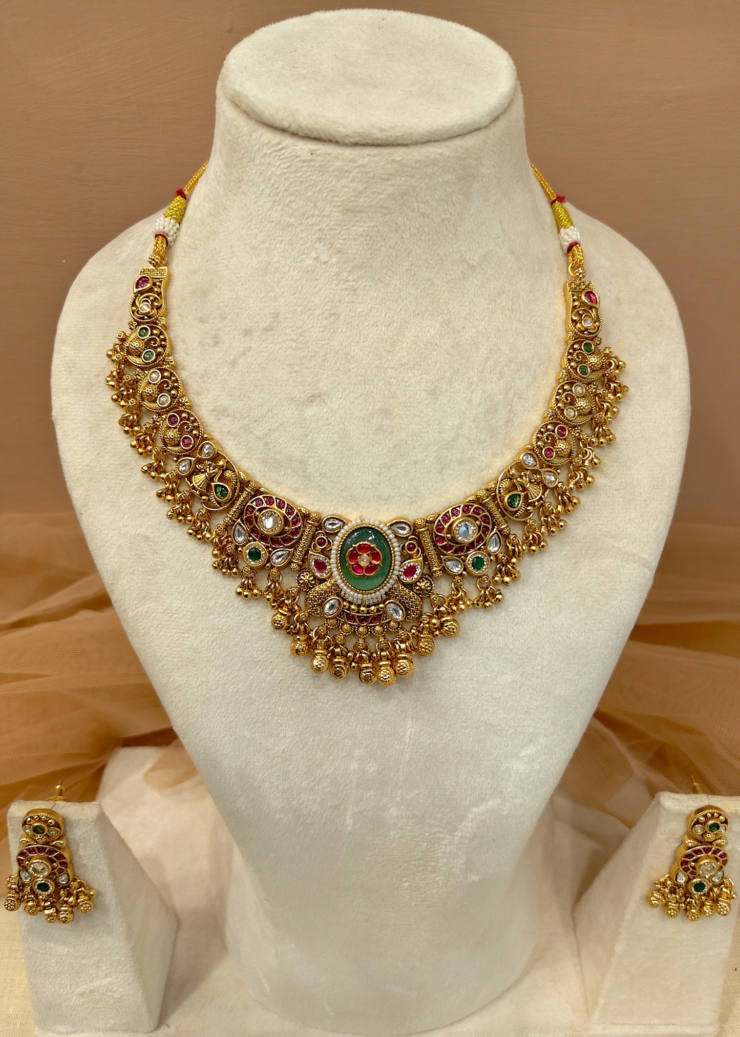 Antique Gold-Plated Choker Set -G352200