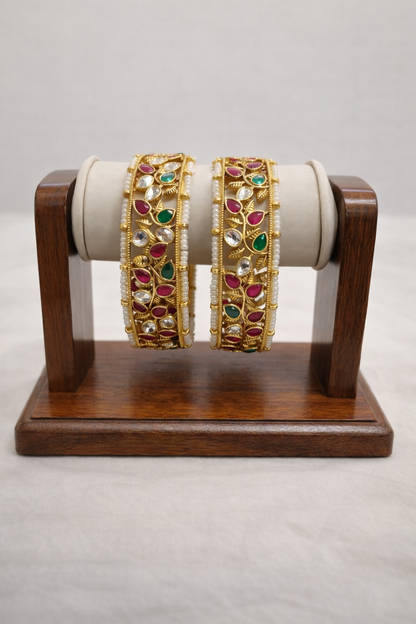 Jadav Heritage Bangles(Set of 2)