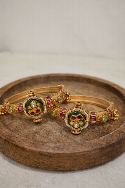 Heritage Bangles Kada(Set of 2)