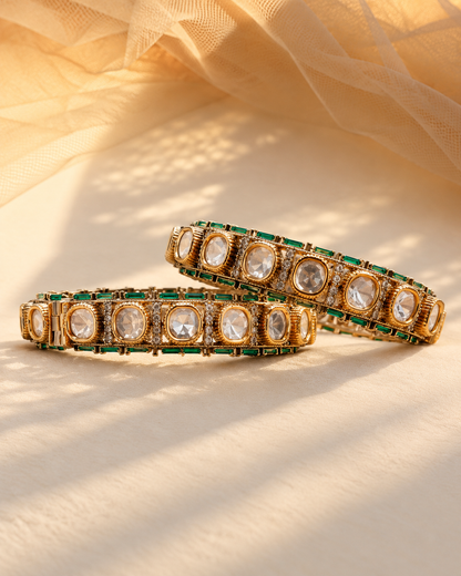 Moissanite Kada Bangles-BGL2320
