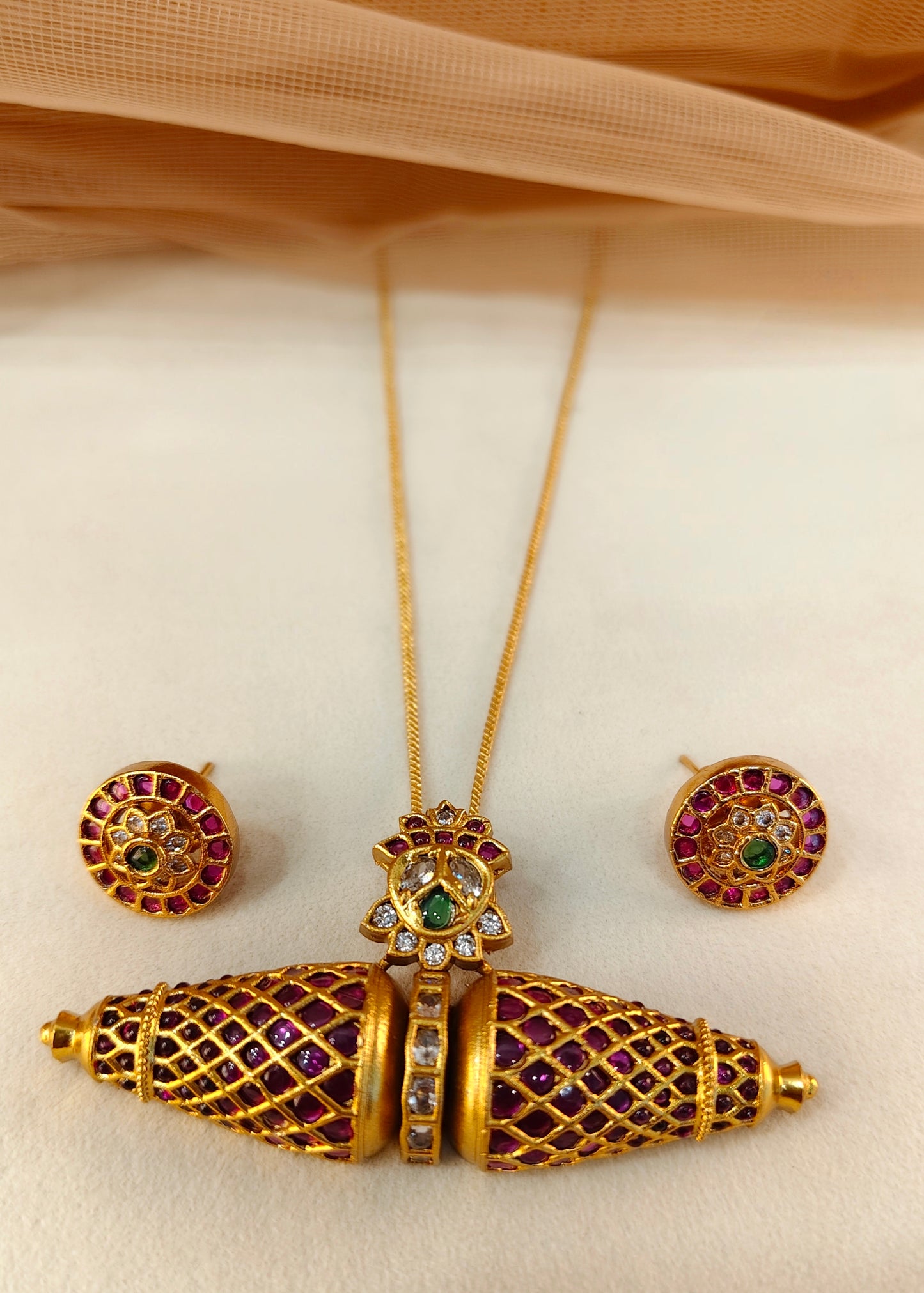 Jadau Pendant Set-G351700