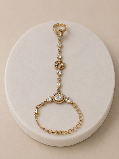 Moissanite Haath Phool/Hathpan/Hand Harness-G771900