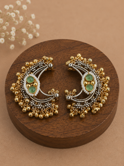 Fusion Kanphool Ear Cuffs Earings