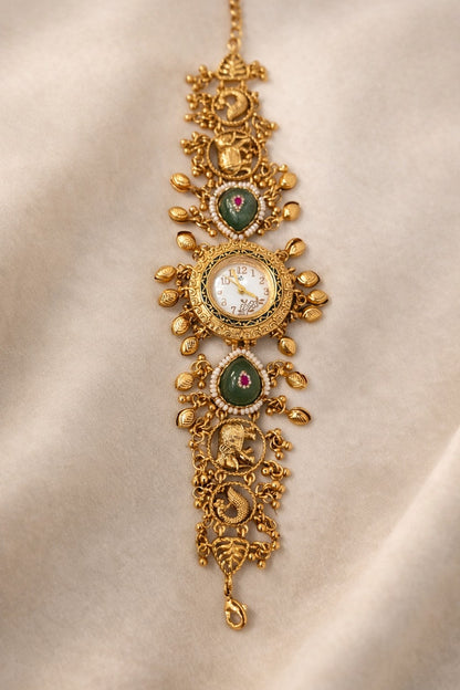Timeless Heritage Kundan Watch Bracelet