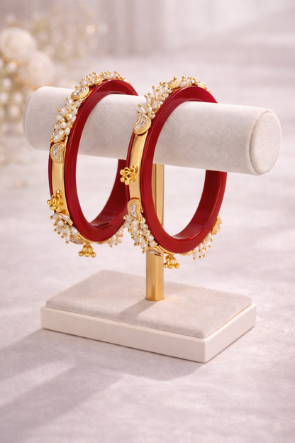 Marhoon Pearl Chudi Bangles-G351100