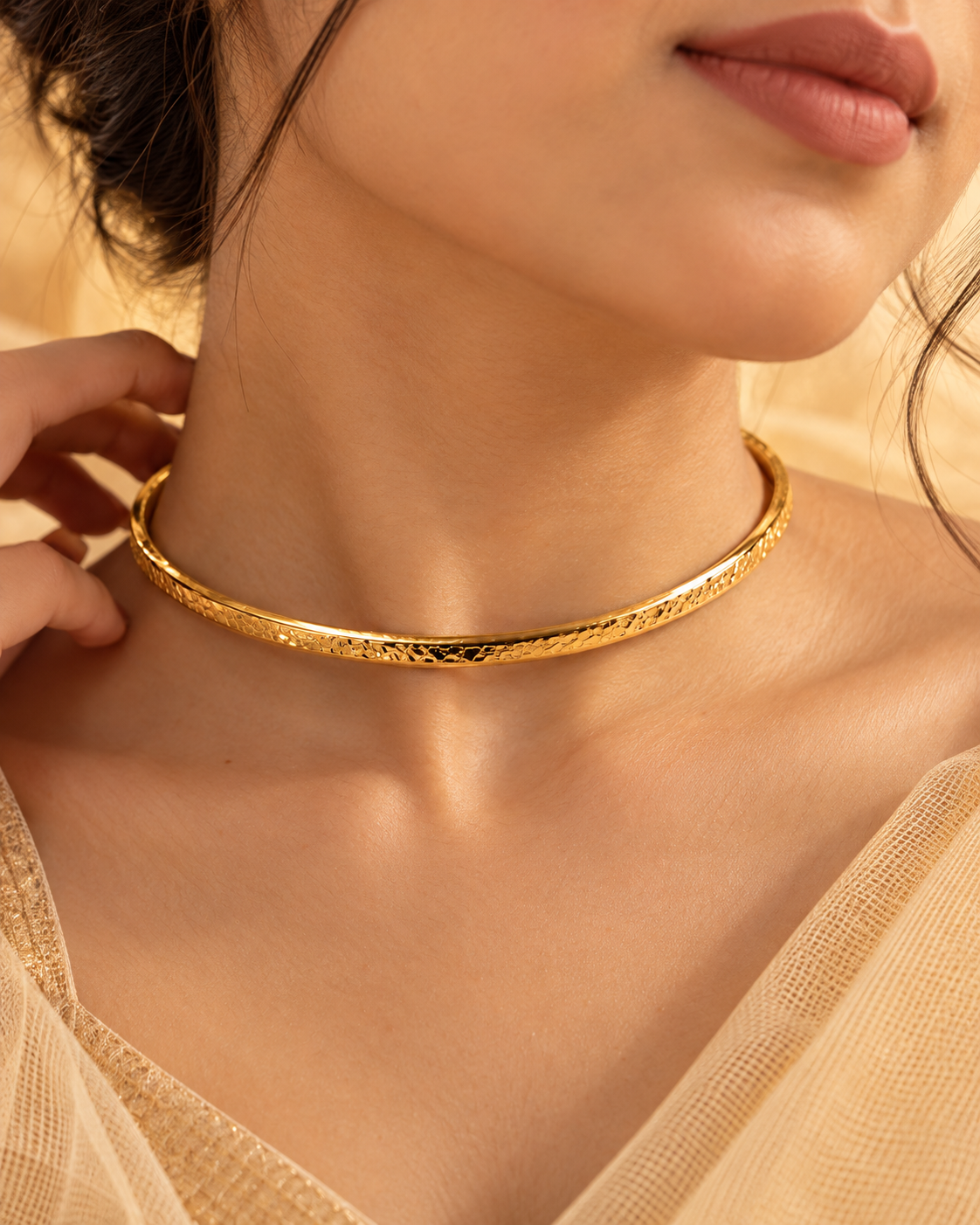Rajsthani Haasli Necklace Set -01683