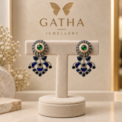 German Silver Necklace Set-02135