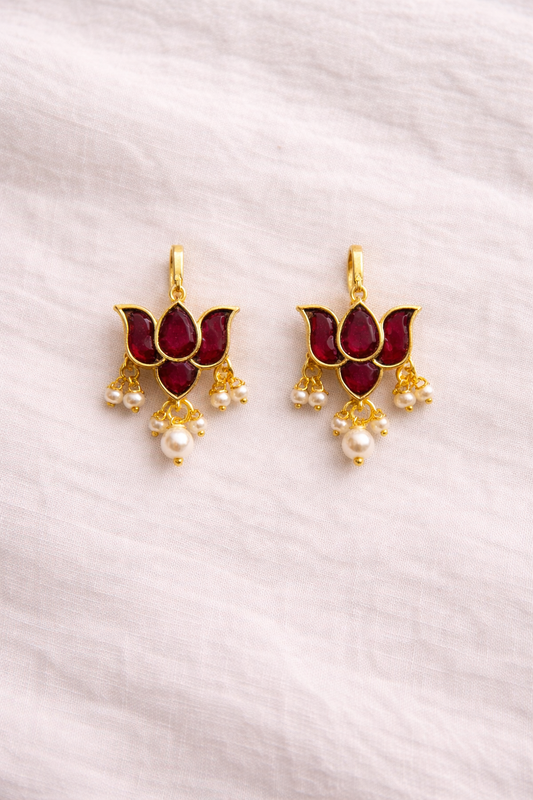 Jadav Kundan Bugadi Earrings-G35200