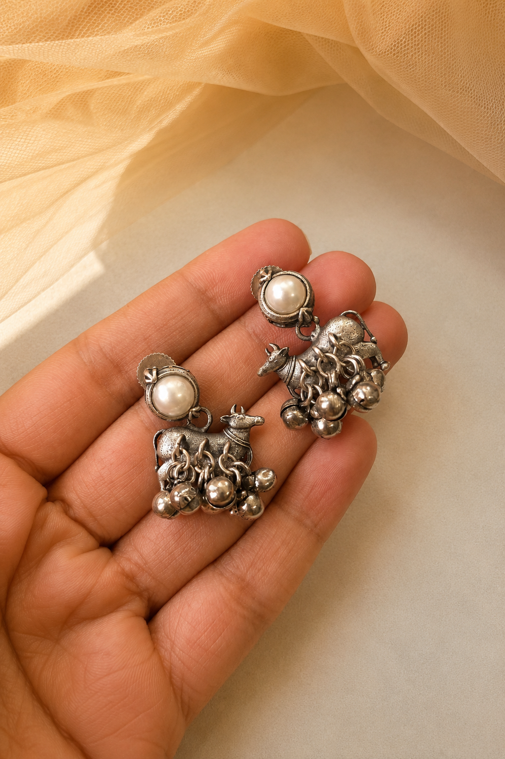 Oxidised Earings-G11050