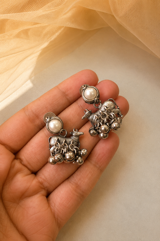 Oxidised Earings-G11050