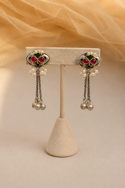 German Silver Necklace Set-02133