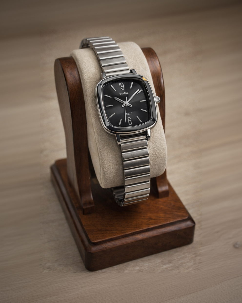 Stainless steel Silver Sqare Watch-G351100