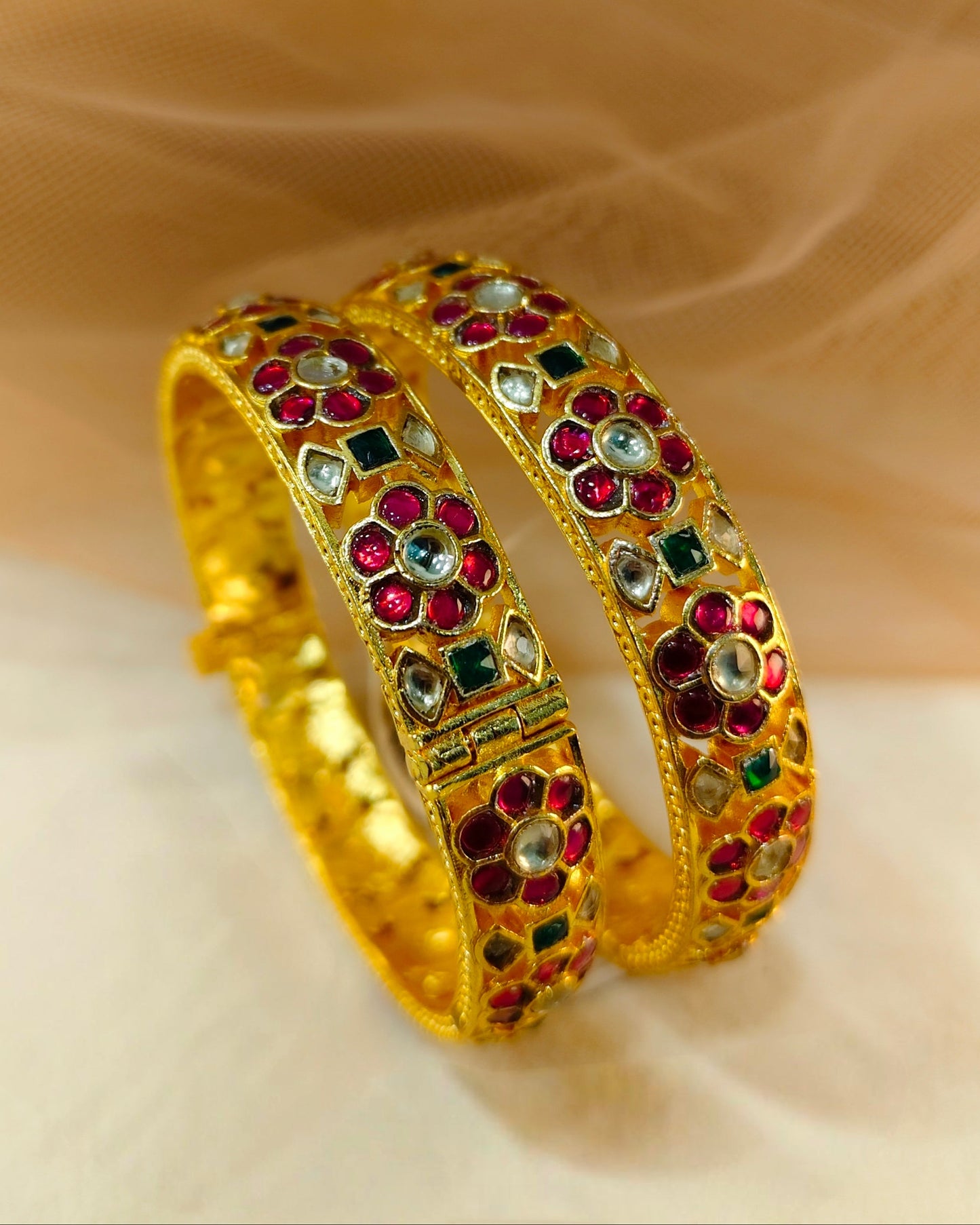 Jadau Bangles(Set of 2)-G156800