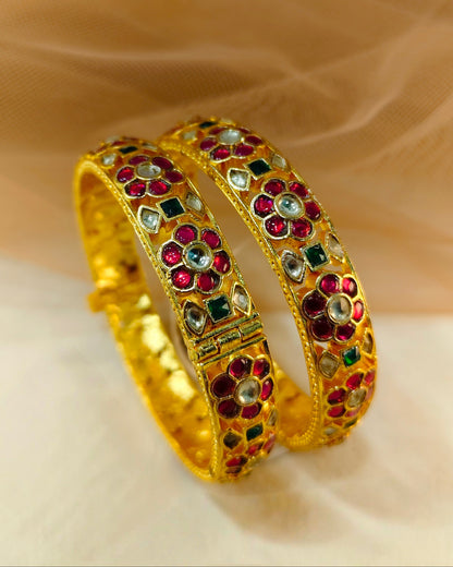 Jadau Bangles(Set of 2)-G156800