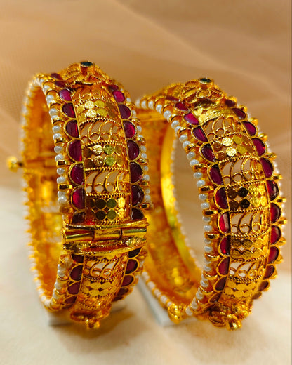 Jadau Bangles(Set of 2)-G157800