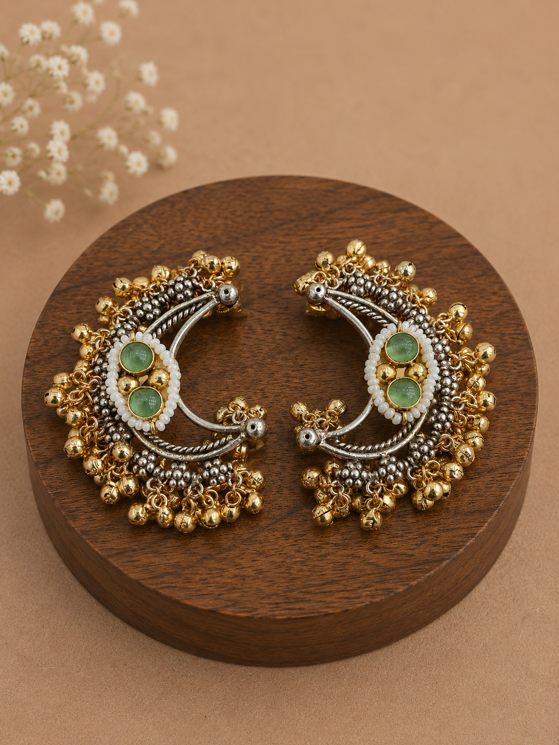 Fusion Kanphool Ear Cuffs Earings