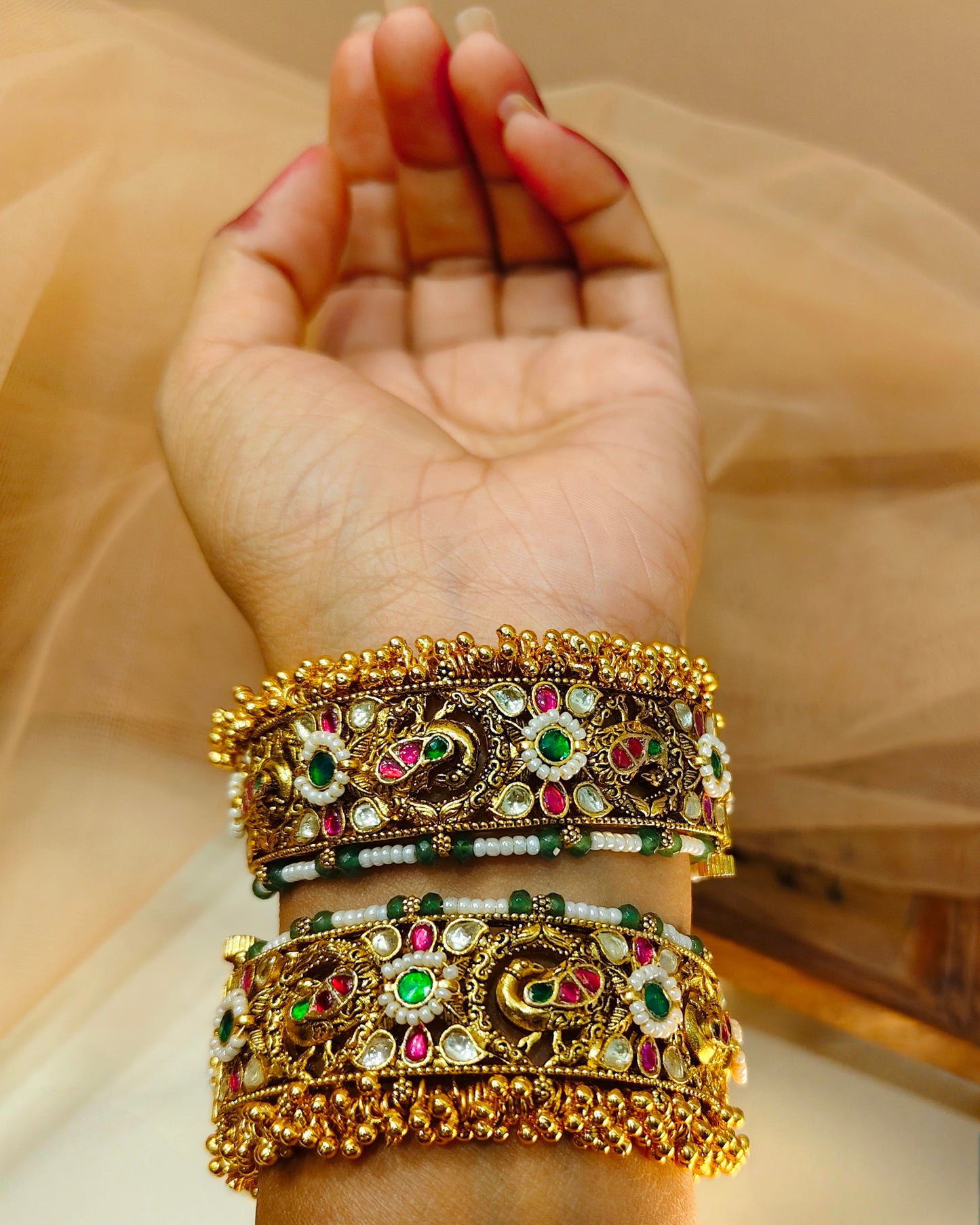 Jadau Bangles(Set of 2)-G157800