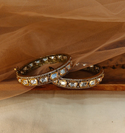 Moissanite Bangles(Set of 2)-G154300