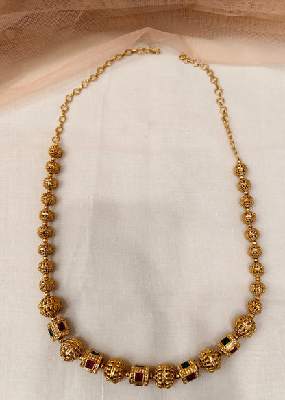 Gold-Plated Mala Necklace-G171200