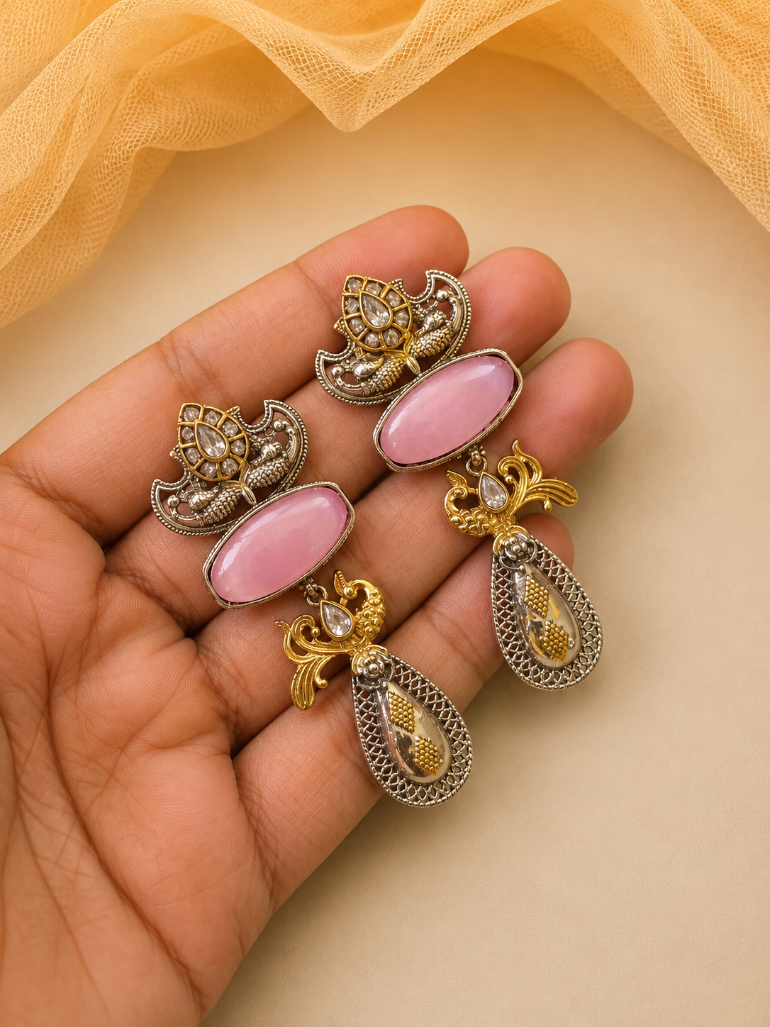 Fusion-Oxidised Earings-G11450