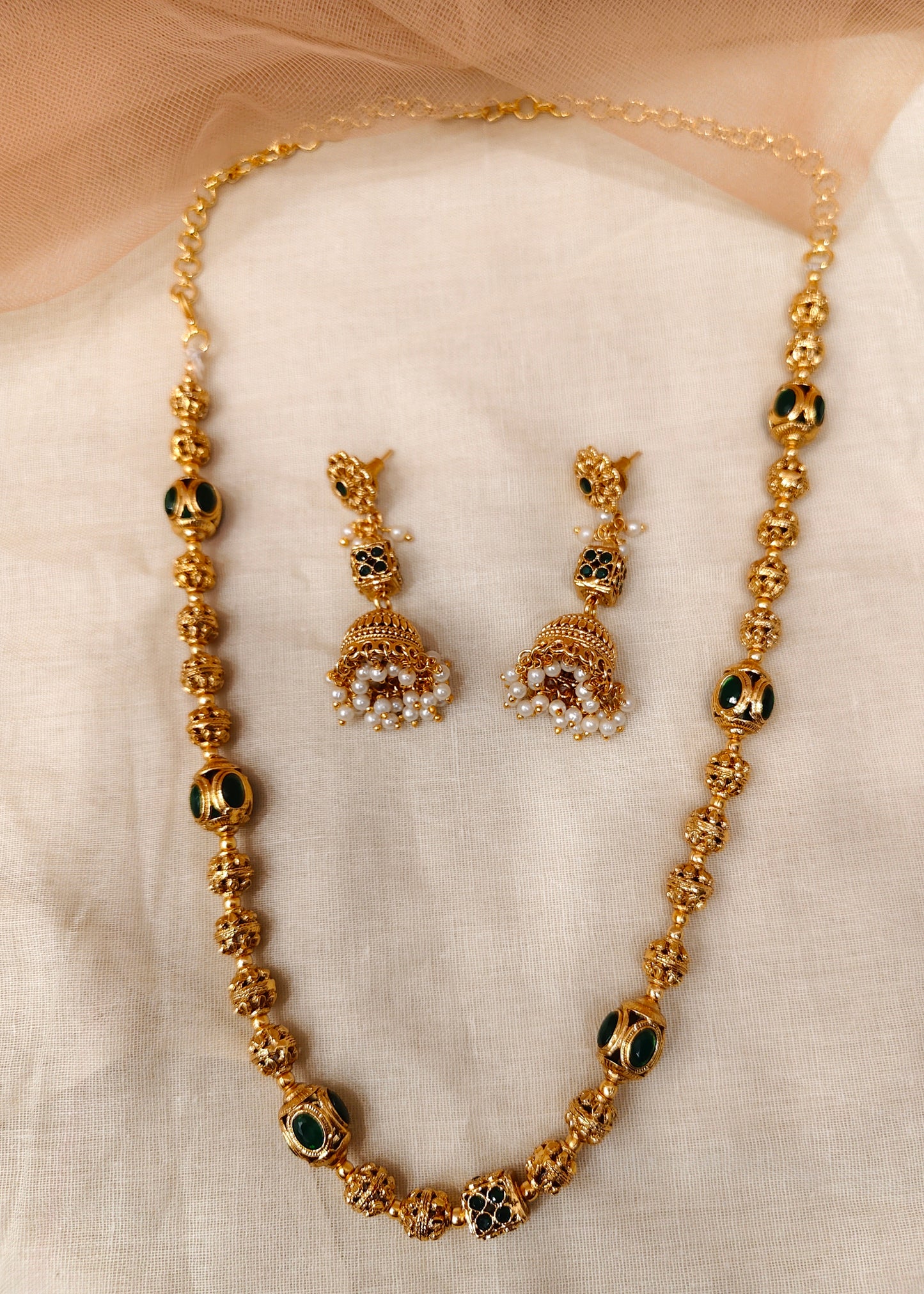 Gold-Plated Mala Necklace-G171100