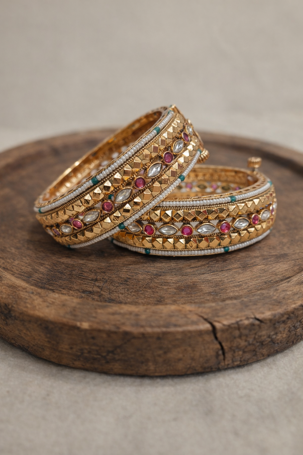 Heritage Gold Plated Bangles