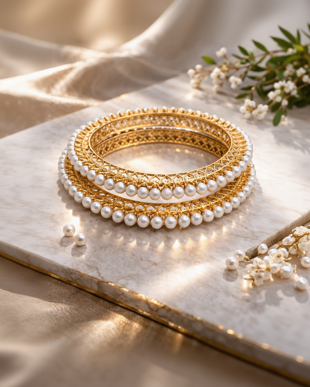 Pearl Pacheli Bangles-G351300