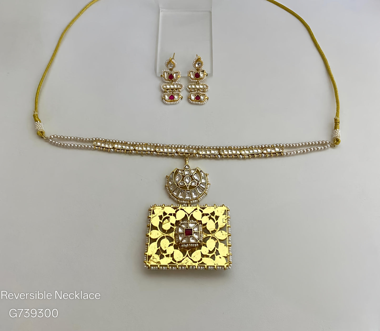 Pachi Kundan Choker Necklace Set -G359100