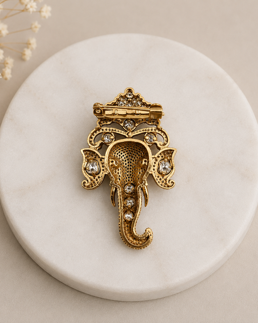 Unisex Gajmukut Brooch-G661900